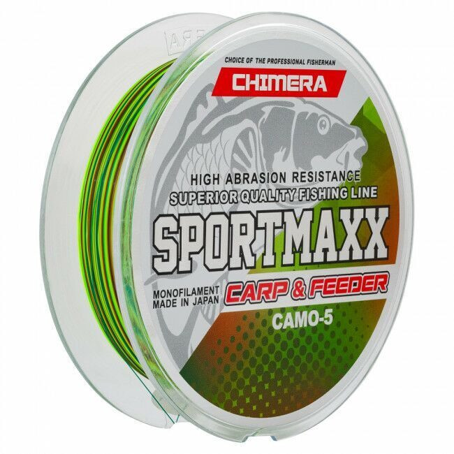 Леска CHIMERA SPORTMAXX Carp & Feeder Camo-5 300м., d-0.30мм