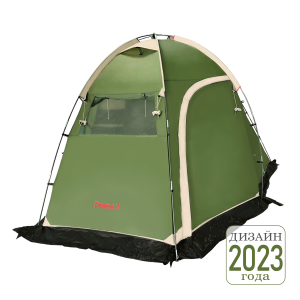 Палатка BTrace Dome 3 (130+195*240*205) Зеленый