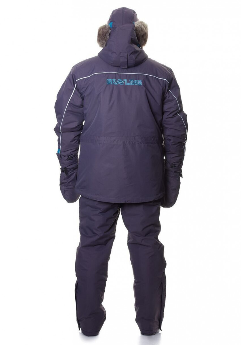 Костюм Nova Tex Соболь GRAYLING таслан, графит, -35 С, р.60-62/182-188