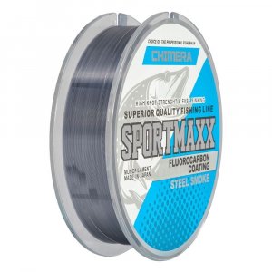 Леска CHIMERA SPORTMAXX Fluorocarbon Coating Steel Smoke 100м., d-0.40мм