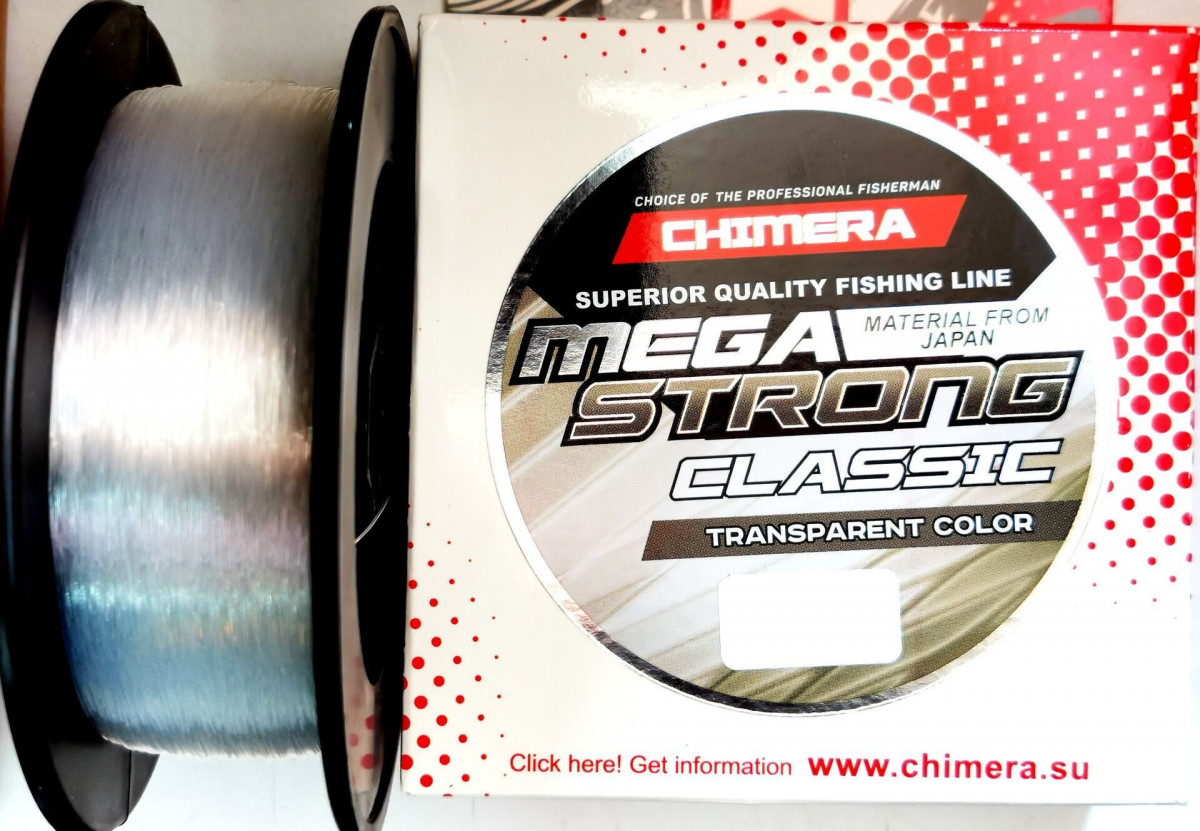 Леска CHIMERA MEGASTRONG Classic Transparent Color 300м., d-0.35мм