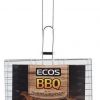 Решетка-барбекю ECOS RD-117D (рыбная, 3 секции, р.28*28*1,5см, общая длина 63см, хром)