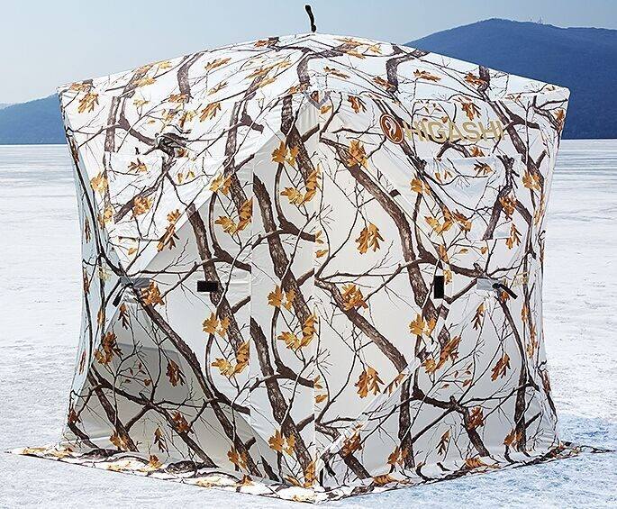 Палатка HIGASHI Winter Camo Comfort 1,8*1,8*2,0м., NYLON 300D, 3-местн.