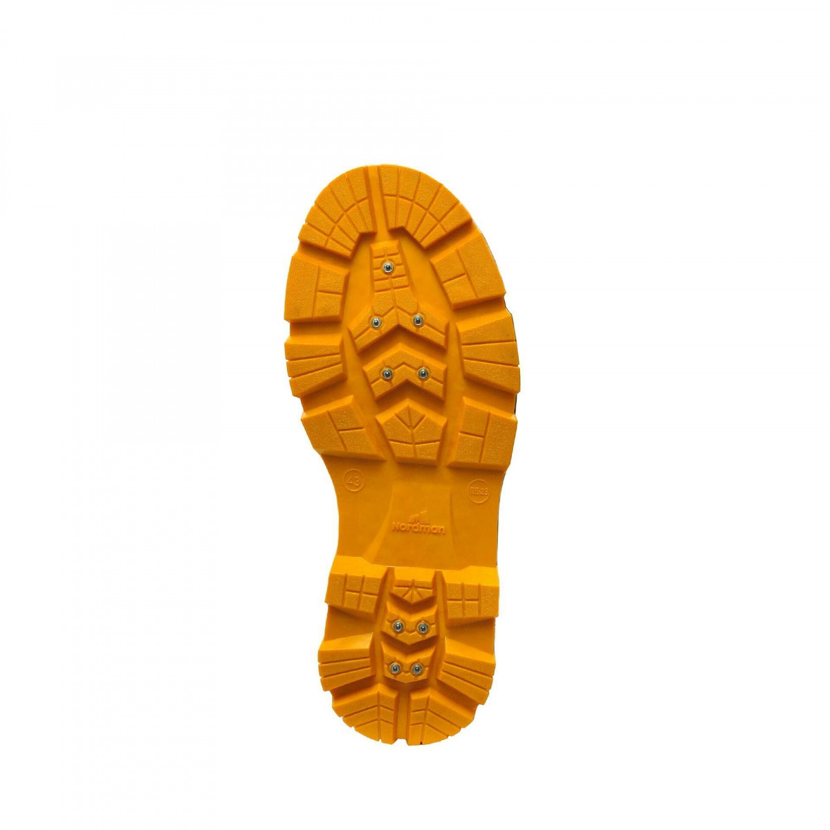 Сапоги муж П-П Nordman Quaddro 519093-01 р.41 (-70) черн/желт, с шип,