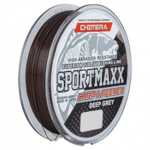 Леска CHIMERA SPORTMAXX Carp & Feeder Deep Grey 300м., d-0.40мм