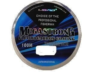 Леска LIBAO MEGA STRONG 100m флюорокарбон, прозр. 0.18 (2,89 кг)