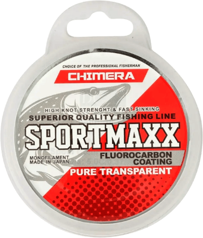 Леска CHIMERA SPORTMAXX Fluorocarbon Coating Pure Transparent 50м., d-0.12мм