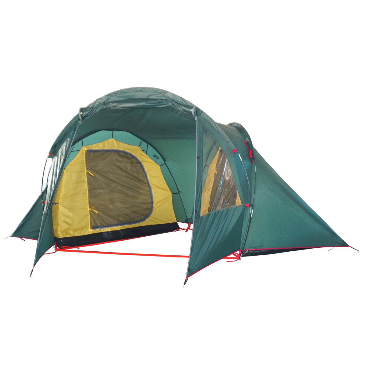 Палатка BTrace Double 4 (220*(2*140)*110*185) Зеленый