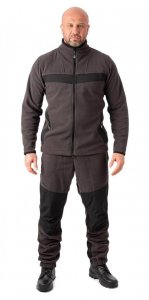 Костюм Nova Tex Фарватер GRAYLING флис, графит, р.60-62/170-176