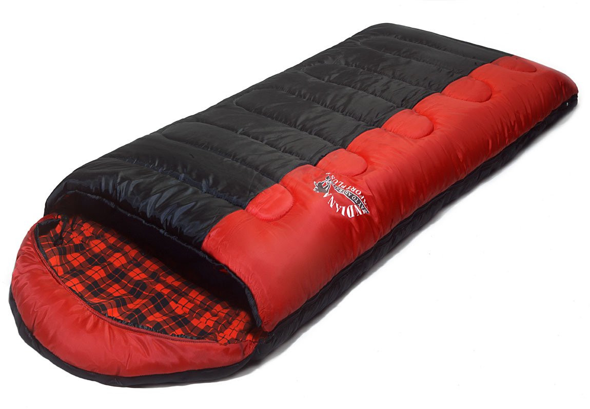 Спальный мешок INDIANA MAXFORT PLUS R-zip (от -15C) одеяло с подголовн фланель (195+35*90)