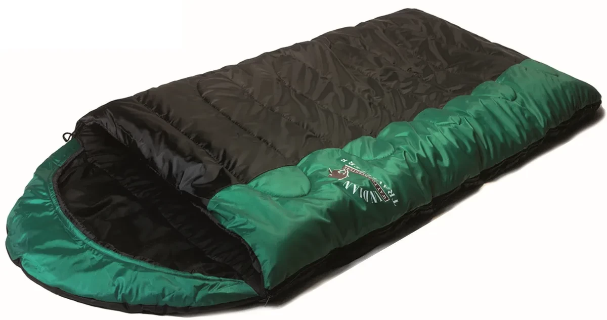Спальный мешок INDIANA TRAVELLER R-zip (от -7C) одеяло с подголовн(230*90)
