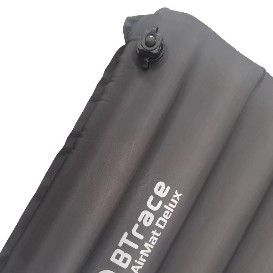 Коврик самонадувающийся BTrace AirMat Delux, 193*59*9см, с насосом Серый