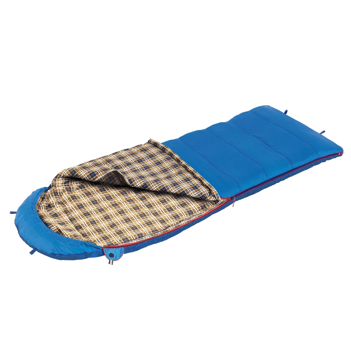 Спальный мешок BTrace Duvet (одеяло), 230*80, (до -15) Левый, Серый/Синий